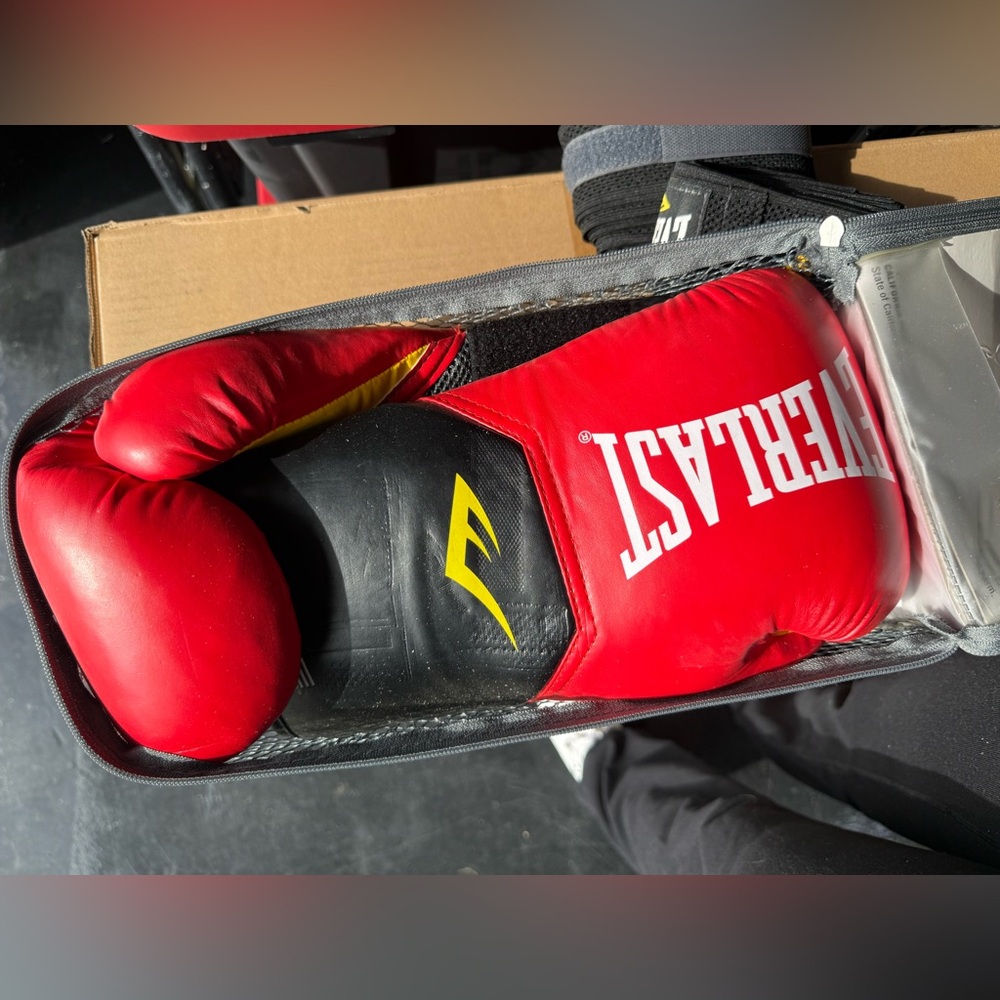 Everlast Elite Red Training Gloves